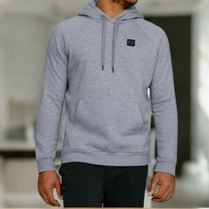 UNDER ARMOUR MEN’S RIVAL Fleece HOODIE SIZE SMALL